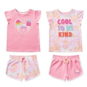 Member's Mark 4 Piece Girls Playwear Set 12 Months